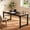 Brown Black, variant on Fnova 63'' Executive Desk, Large Home Office Computer Desk with Thickened Metal Frame, Sturdy Writing Table, Multipurpose for Dining, Conference & Home Office