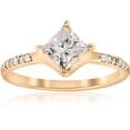 thumbnail image 1 of 1.25CT Princess Cut Diamond Engagement Ring White Yellow or Rose Gold, 1 of 4