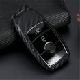 thumbnail image 6 of LEIXIAOO Carbon Fiber Texture Cover Car Remote Key Fob Case for Mercedes Benz  A C E S G, 6 of 7