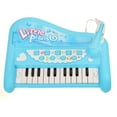 thumbnail image 6 of Musical Toy Set Grand Piano Keyboard With Microphone And Lights For Pretend Play And Educational Development (Blue), 6 of 6
