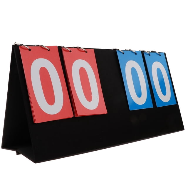 4-Digital Portable Table Top Scoreboard Para Baloncesto, Tenis De Sunnimix Flipper de marcador