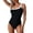 Beige, variant on Wdgfv Women's Swimsuits One Piece Bathing Suit Solid Color Ruched Tween Swimming Suit Beach Swimwear