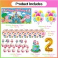 thumbnail image 2 of Peppa Pigs Balloons Party Supplies 2nd Decor Tableware Birthday Cake Topper Decorations Banner Backdrop, 2 of 7