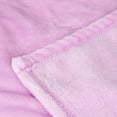 thumbnail image 5 of Light Baby Pink, 50x60 inch Velvety Soft Classic Solid Plush Fleece Throw Blanket, 5 of 5