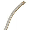 1/4 Carat T.W. Diamond Two-Tone Glamour Tennis Bracelet