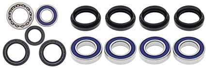 ALL BALLS All Bearing Kit for Front /& Rear Wheels Yamaha YFM600 Grizzly 99-01