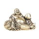 thumbnail image 3 of Estatua de Buda Maitreya, adorno de escritorio, centro de mesa, regalo artesanal, escultura budista, figura de latón para estante de oficina y, 3 of 9
