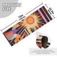 thumbnail image 5 of Yayeee Runner Rug for Bedroom 2'x6' Machine Washable Hallway Non Slip Mat, Futuristic Sun, 5 of 8