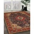 thumbnail image 3 of Ahgly Company Machine Washable Indoor Square Traditional Saffron Red Area Rugs, 9' Square, 3 of 7