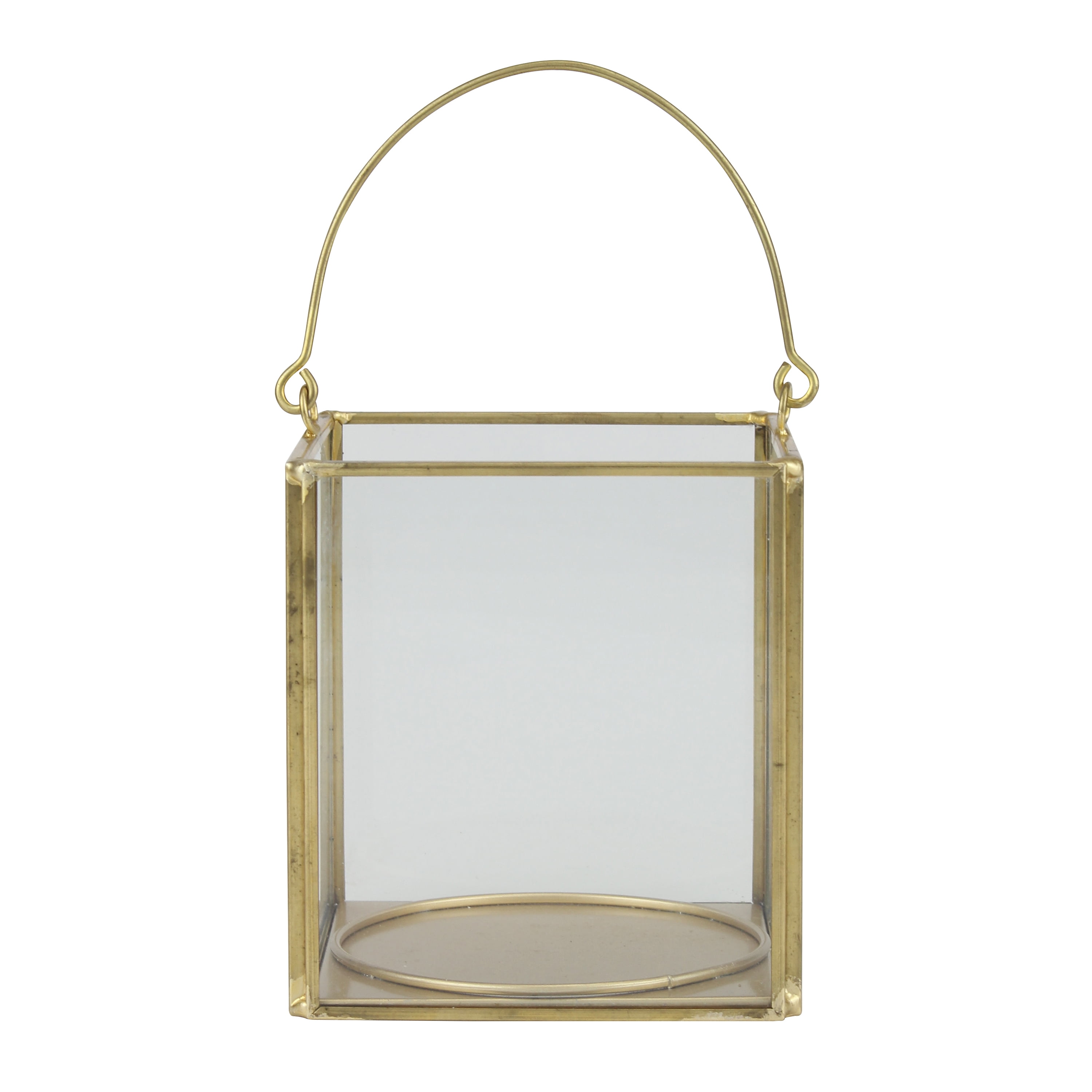 Mini Oil Lamp A-Bronze Gold Hanging Decorative Lanterns for Home Decor ，Table Decor Wedding Decor