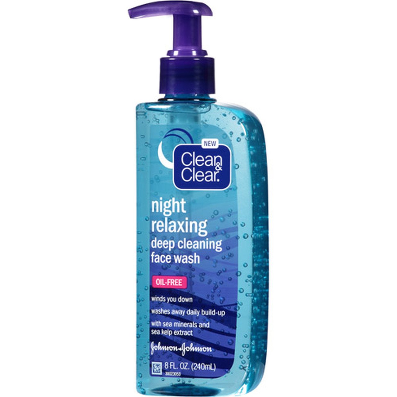 night relaxing deep cleansing face wash español