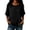 Black, variant on Bbyeadc Women's T-shirt Short Sleeve Crew Neck Casual Soft Lightweight Comfortable Breathable Basic with Textured for Weekend,Red(XXXL)