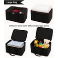 thumbnail image 4 of Lazer Adult Moisture Proof Foldable Closet Organizer, Black, 4 Count, 4 of 9