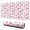 Breast Cancer Ribbon Butterfly Word, variant on Breast Cancer Pink Ribbon Teal Pattern Extended Large Mouse Pad, Desk Protector Mat with Non Slip Base & Stitched Edges, Eco-Friendly Gifts for Birthday Christmas Thanksgiving,31.5"x11.8"