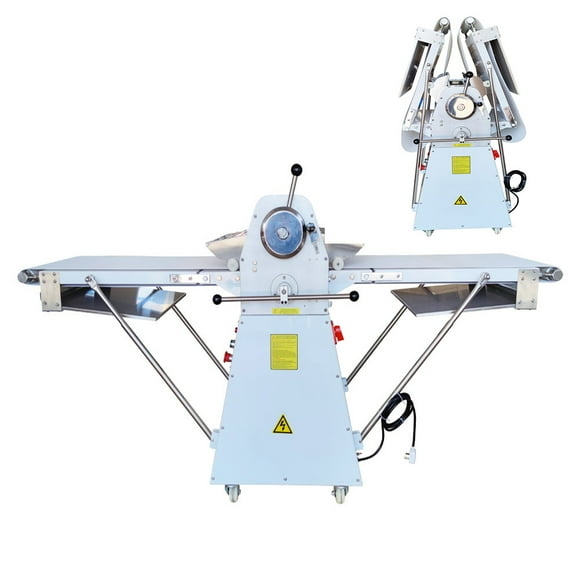 Vertical Dough Sheeter Danish Pastry Machine Crisping Thickness 0.06''-1.4'' Croissant Pizza Pastry Sheeter 220V