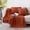 Rust-50 x 60 Inch Blanket & 18 x 18 Inch Pillow, variant on Rust 50 x 60 Inch Blanket & 18 x 18 Inch Pillow Cable Knit Throw Set for Couch Bed Travel