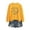 Yellow1, variant on Womens Sweatshirts Long Sleeve Crew Neck Letter Print Fleece Casual Pullover Tops Fall Outfits