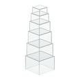 thumbnail image 4 of veasfak Buffet Risers 5 Sided Dessert Table Display for Collection Cosmetics Dessert 6pcs, 4 of 9