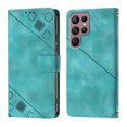 thumbnail image 2 of Tarise Phone Case for Samsung Galaxy S22 Ultra, Premium PU Leather Card Holder Wrist Strap Magnetic Closure Flip Stand Function TPU Interior Book Cover for Samsung S22 Ultra 5G Wallet Case, Green, 2 of 7