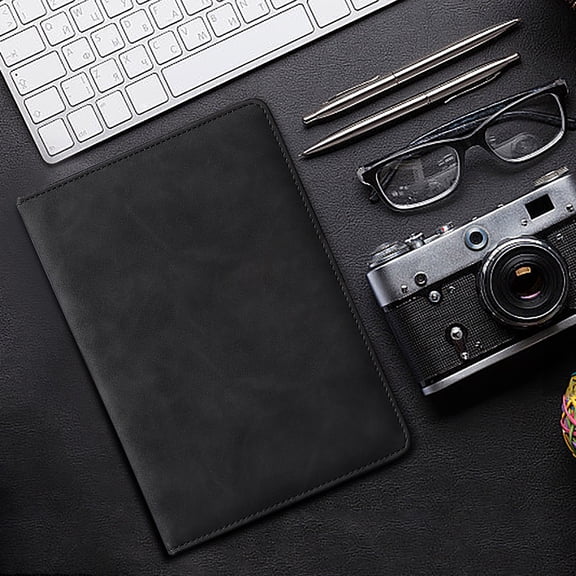 FastXmas Minimalist Journal for Men and Women, Hardcover A5 Lined Writing Notebook 240 Pages 80 Gsm Smooth Writing Thick Ruled Paper Business Daily Notepad Office Supplies for Work Travel