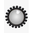 thumbnail image 2 of Cracked Black Convex Mirror, 2 of 2