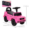 thumbnail image 3 of Aosom Compatible Baby Toddler Push Handle Sliding Car Foot to Floor Slider, 3 of 9
