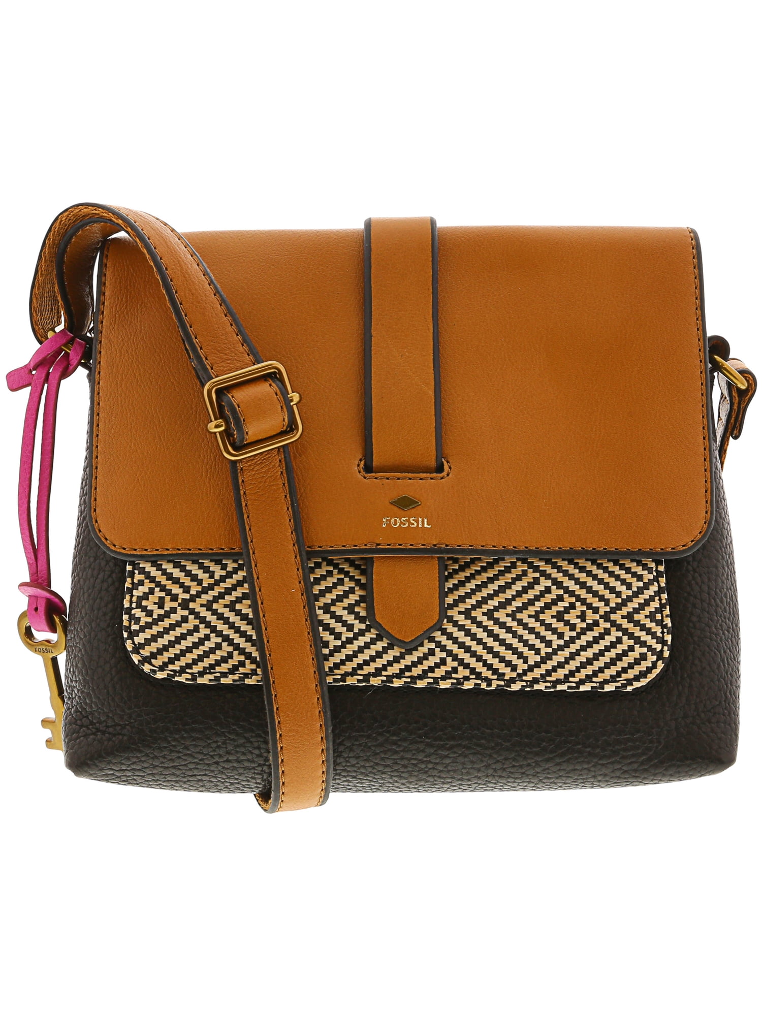 black and tan cross body bag