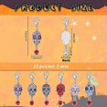 thumbnail image 2 of 24 Pcs Halloween Theme Stitch Markers, Alloy Enamel Skull Charms Removable Dangle Locking Stitch Marker for Knitting Weaving Sewing Accessories Quilting Handmade Jewelry, 2 of 6