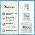 thumbnail image 2 of Home Acre Designs Farmhouse Style Canister Set, Potato, Onion, Garlic, 2 of 9
