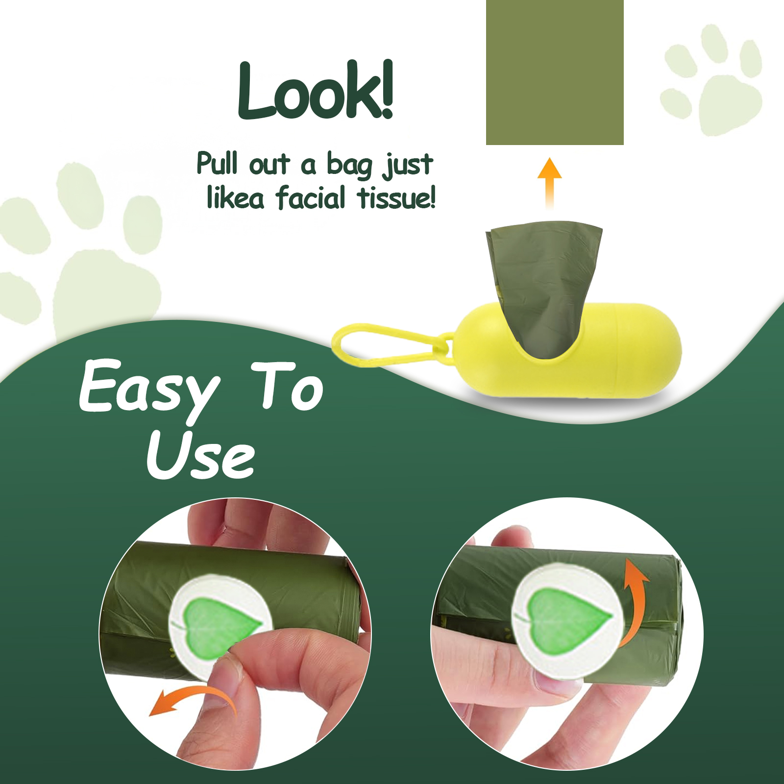 Absoke Biodegradable Dog Poop Bags, 300 Count photo 5