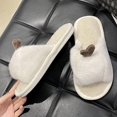 thumbnail image 5 of Vedolay Indoor Slippers Cozy Home Slippers Winter House Shoes Indoor Outdoor Beige,39, 5 of 5