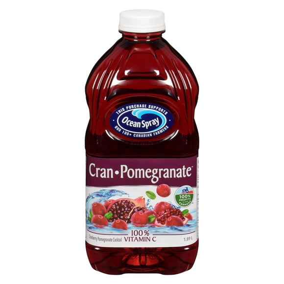 Cocktail aux canneberges et grenades Ocean Spray