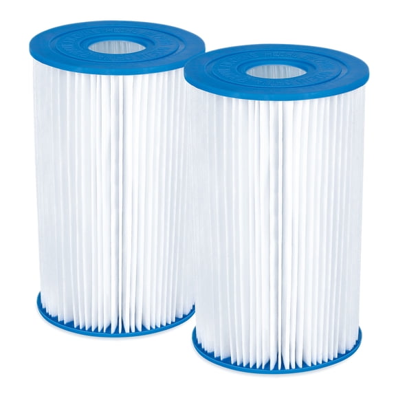 Funsicle Type A/C Pool Filter Cartridge (2 Pack), White, adults