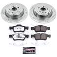 thumbnail image 3 of PowerStop Rear Z26 Street Warrior Carbon-Fiber Ceramic Brake Pad and Drilled and Slotted Rotor Kit Fits: MERCEDES-BENZ Select Models K6712-26, 3 of 9