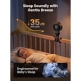 thumbnail image 5 of Warmco Flexible Tripod Portable Stroller Fan, Rechargeable, 4000mAh, Black, 5 of 10