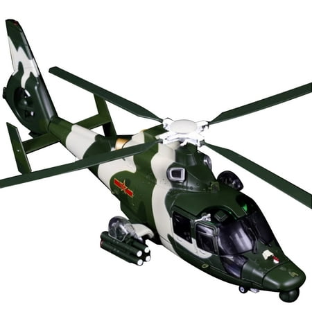 JIAHAOO Educational China Air Force Z-9 Helicopter Model for Learning About Aerospace - Multi-Purpose Helicopter