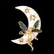 thumbnail image 4 of Broche de aleación de moda con forma de diosa de la luna, broche, Pin, accesorios de joyería para mujer, regalos, 4 of 8