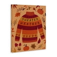 thumbnail image 4 of Stupell Industries Sweater Weather Cozy Fall Holiday Painting Wrapped Canvas Art Print Wall Art, 30 x 40, 4 of 8