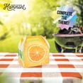 thumbnail image 2 of Orange Paper Treat Box – Birthday Summer Party Décor 6.25x3.75x3.5 Inches 20 Pack, 2 of 4