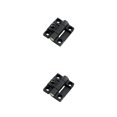 thumbnail image 4 of Transemion 1/2/3/5 Position Control Hinge Replacement Plastic Torques Hinges Lock Security Furniture Window Cabinet Free-Stop Damping Black 2PCS, 4 of 6