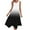 White, variant on Antinious Women Sleeveless Round Neck Gradient Casual Asymmetric A-Line Long Summer Dress