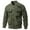 Green, variant on Men Bomber Jacket Military Jacket with Multi Pockets (Khaki XXXL)