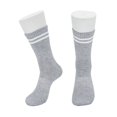 thumbnail image 1 of Calcetines de tubo medio, calcetines finos para hombre, a rayas, transpirables, para verano y otoño, calcetines deportivos informales, de poliéster y algodón, medias altas de negocios para mujer, 1 of 5