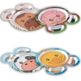 thumbnail image 1 of Juego de Platos de Melamina Farm Friends Animales del Zoológico Compartimientos Divididos para Niños, 1 of 7