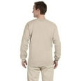 thumbnail image 2 of The Gildan Adult Ultra Cotton 6 oz Long Sleeve T-Shirt - SAND - 3XL, 2 of 2