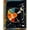Black Orange Teal, Pattern 1, variant on Design&I 8'x10' Washable Area Rug Extra Large Skid-Resistant Low Profile Vinyl Record Vintage Turntable With Bold Musical Note Border for Living Room, Family