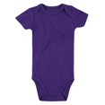 thumbnail image 1 of Romperinbox Body Unisex Sólido Para Bebé 0-24 Meses (9-12 Meses Morado Manga Corta), 1 of 1