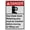 Warning Sign 2, variant on Industrial Caution Sign Forklift Sign (Use a forklift or electric pallet jack to lift tank) 8 in" x 12 in" UV Resistant Indoor Outdoor Workplace Industrial Caution Danger Warning SIgn