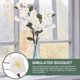 thumbnail image 4 of VERDANVERSE 2Ud Adorno De Flor Artificial Para Interior Y Exterior Con Rama De Durazno Simulada, 4 of 8