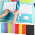 thumbnail image 5 of Folders with Pockets, Heavy Duty Pocket Folder, Plastic Folders with Pockets, 2-Pocket Folder Bulk, Aesthetic File Folder, Back to School Office Filing Supplies, 5 of 5
